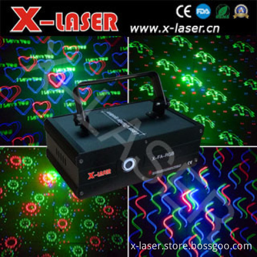 Red, Green, Blue Animation and Fireworks Laser Light